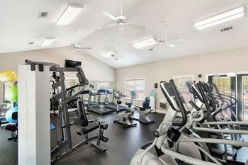 Fitness center and free weights